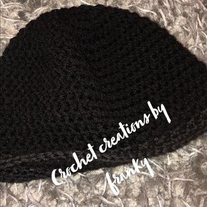 Handmade black Beenie